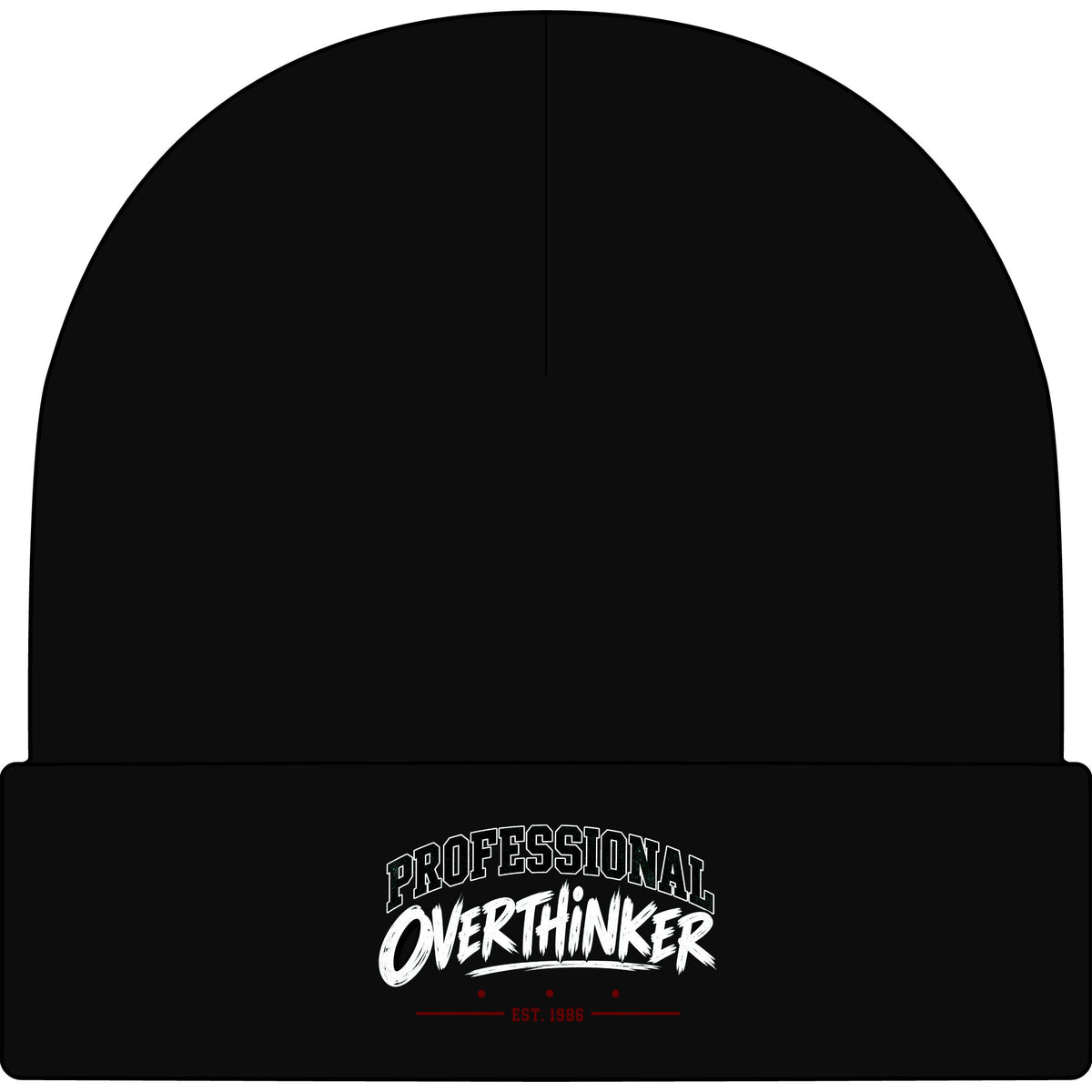 Professional Overthinker - AS Colour 1107 Cuff Beanie