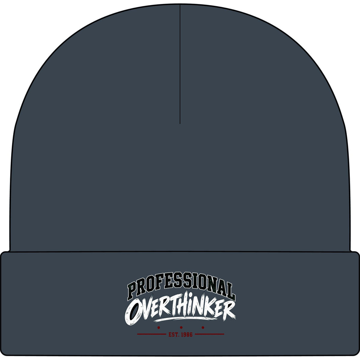 Professional Overthinker - AS Colour 1107 Cuff Beanie