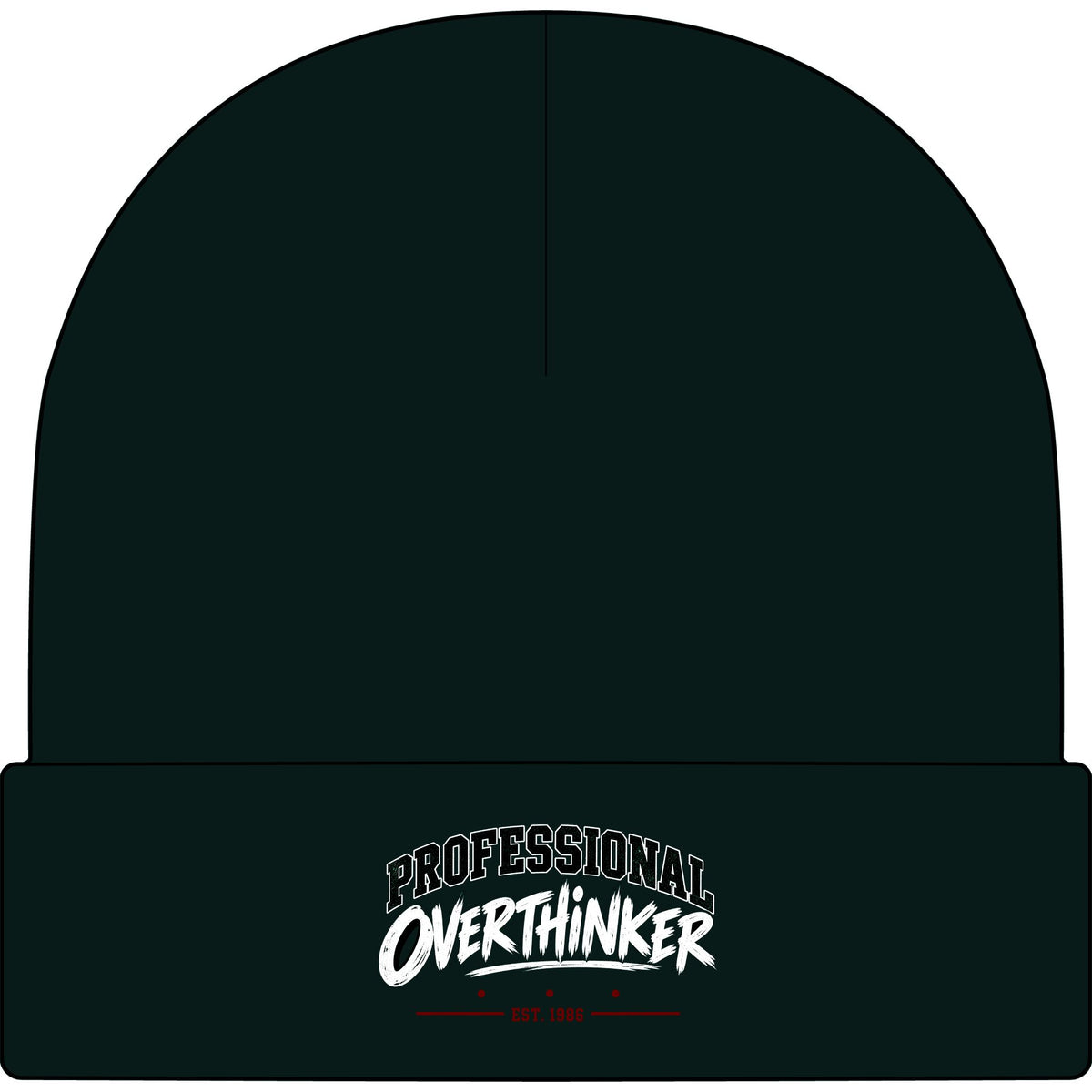 Professional Overthinker - AS Colour 1107 Cuff Beanie
