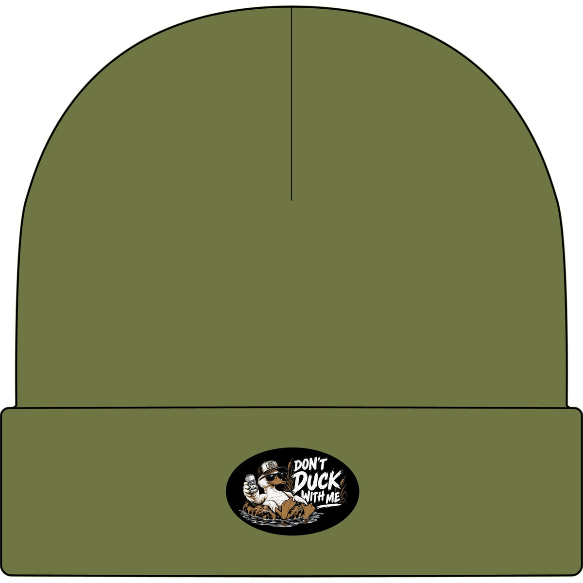 Duck With Me Camo - AS Colour 1107 Cuff Beanie