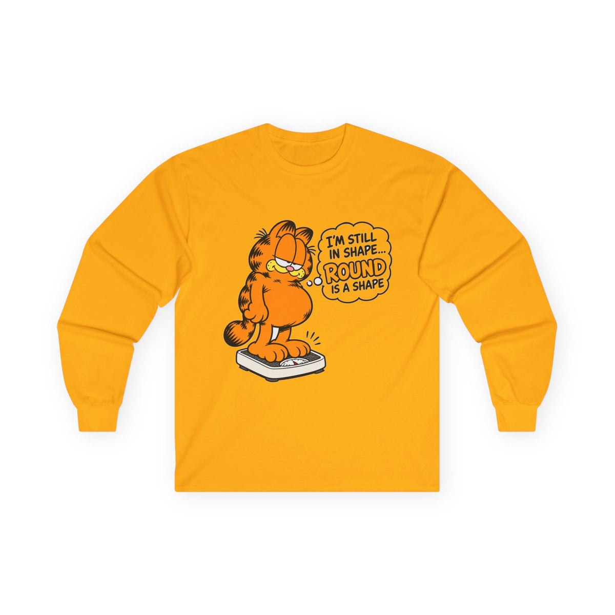 Round Shape Garfield - Unisex Ultra Cotton Long Sleeve Tee