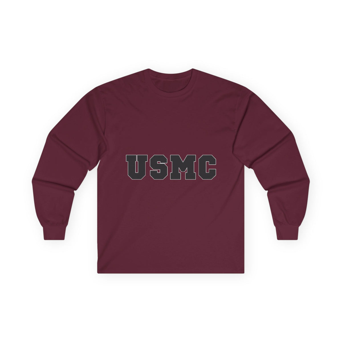 Marine Corps Varsity - Unisex Ultra Cotton Long Sleeve Tee