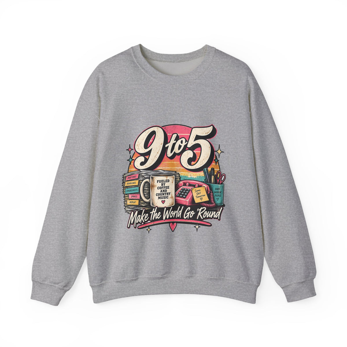 9to5 Make the World Go Round - Crewneck Sweatshirt