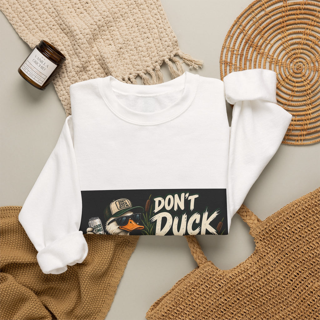 Duck With Me Camo - Crewneck Sweatshirt