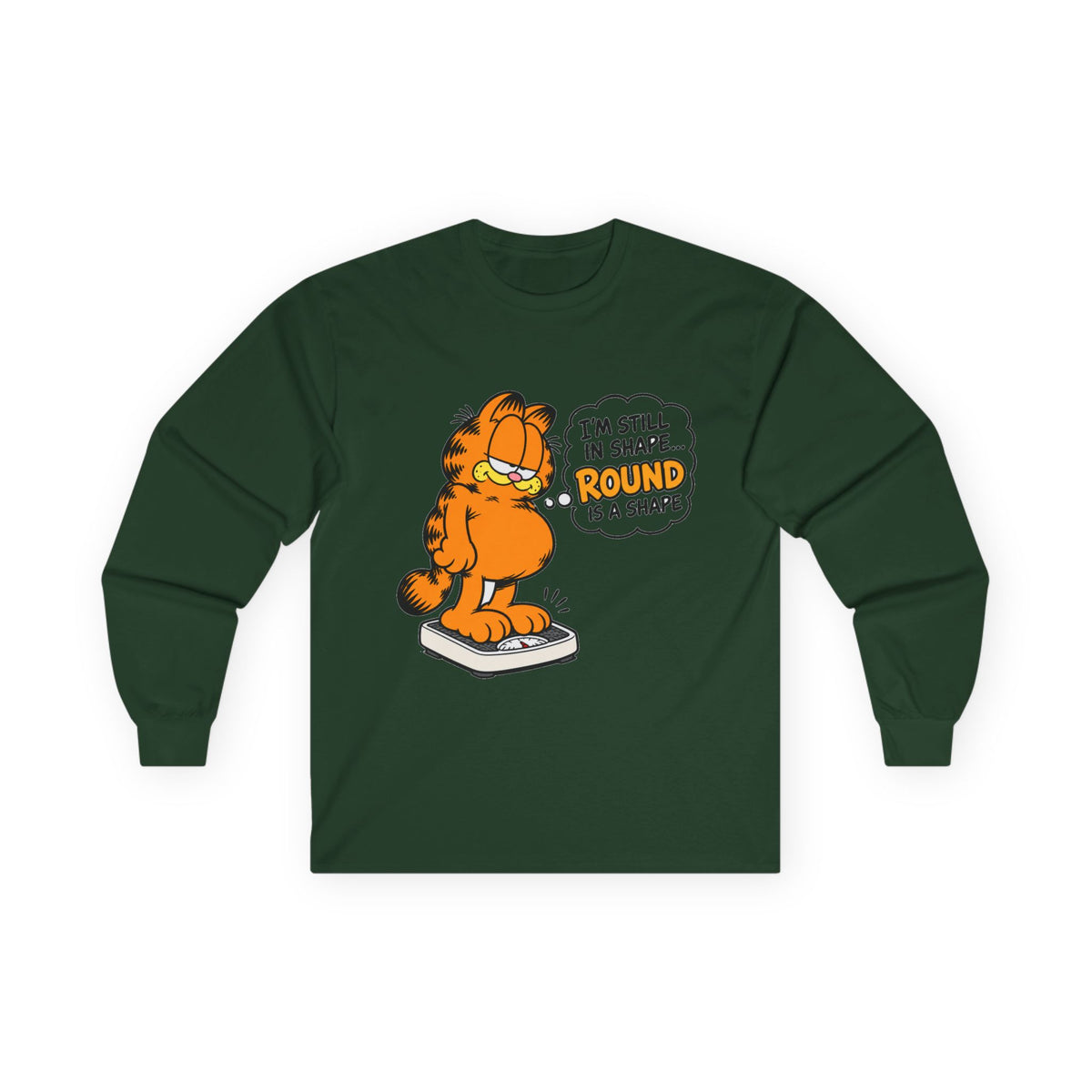 Round Shape Garfield - Unisex Ultra Cotton Long Sleeve Tee