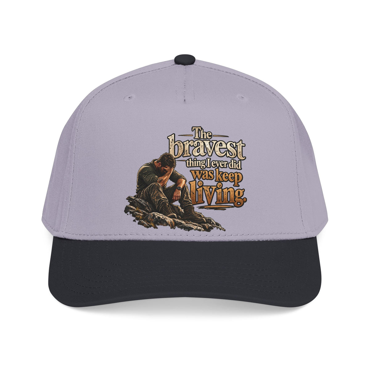 The Bravest Thing I Ever Did Was Keep Living - OTTO Baseball Hat