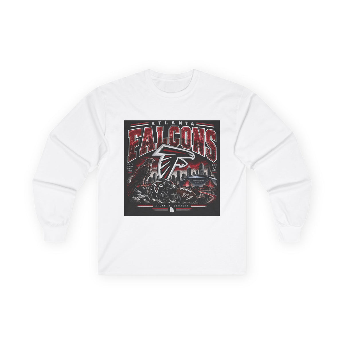 Atlanta Falcons Rise Up - Unisex Ultra Cotton Long Sleeve Tee