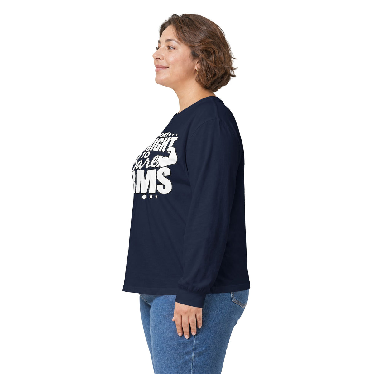I Support the Right to Bare Arms - Unisex Ultra Cotton Long Sleeve Tee