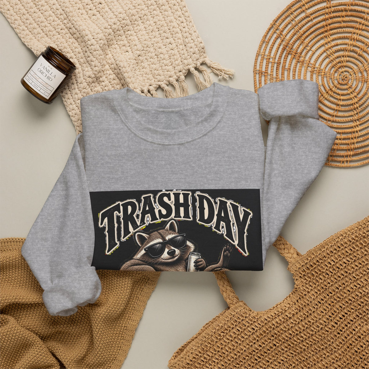 Trash Day Rest Day - Crewneck Sweatshirt