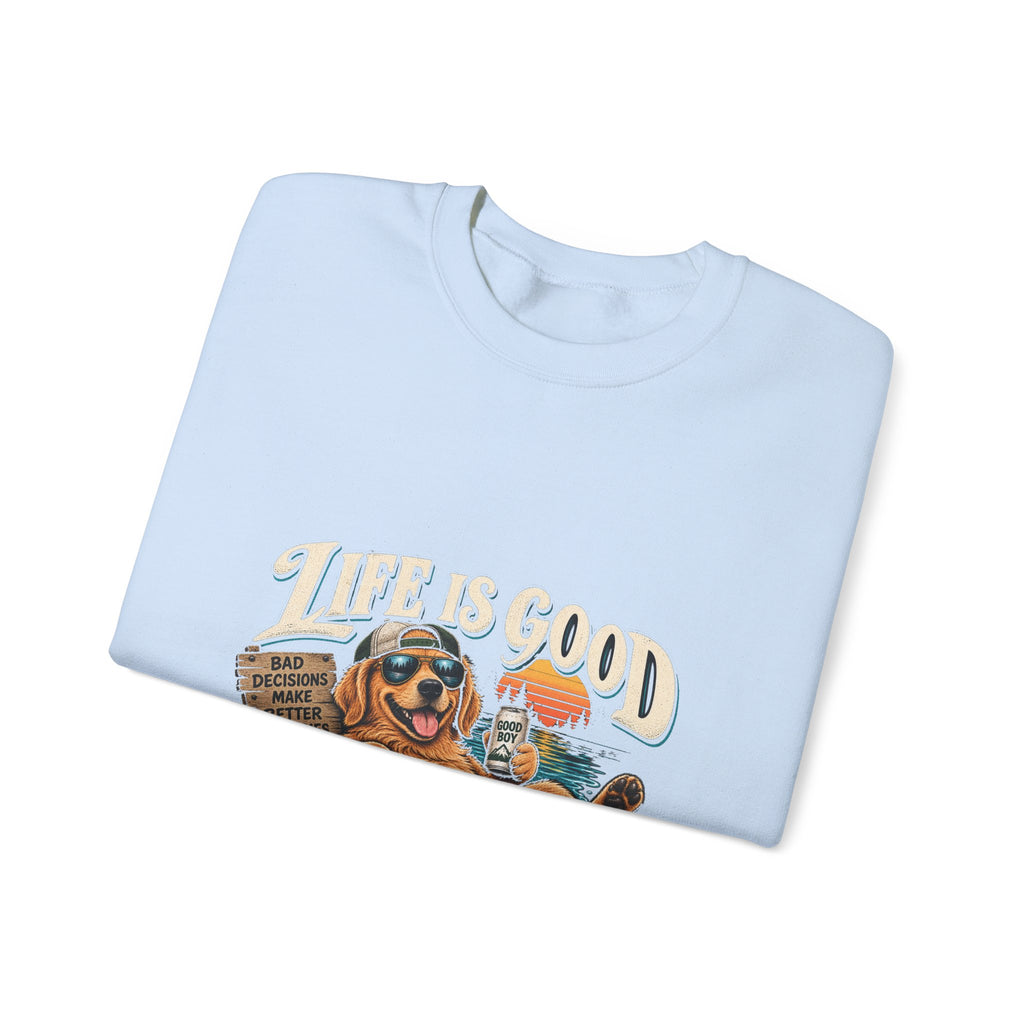 Life is Good Floatin' - Crewneck Sweatshirt