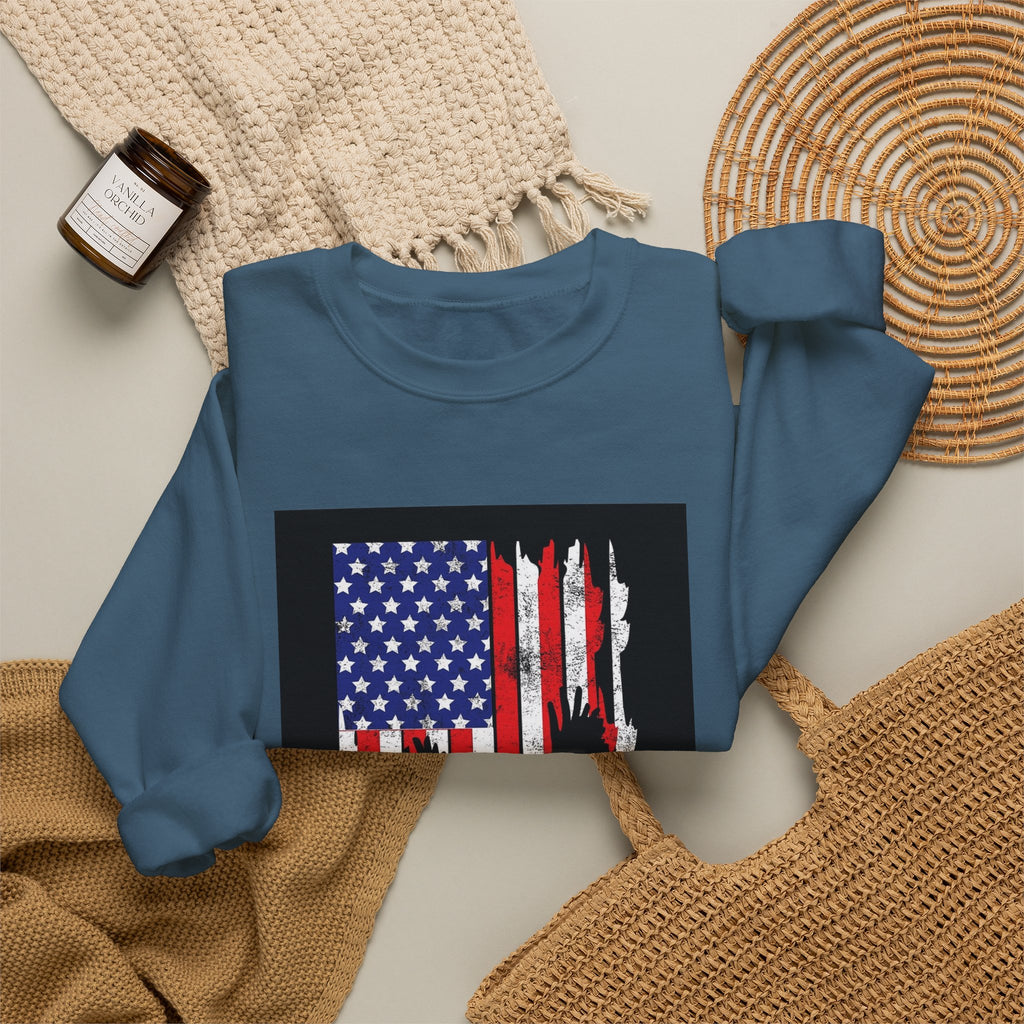 Old Glory Eagle - Crewneck Sweatshirt