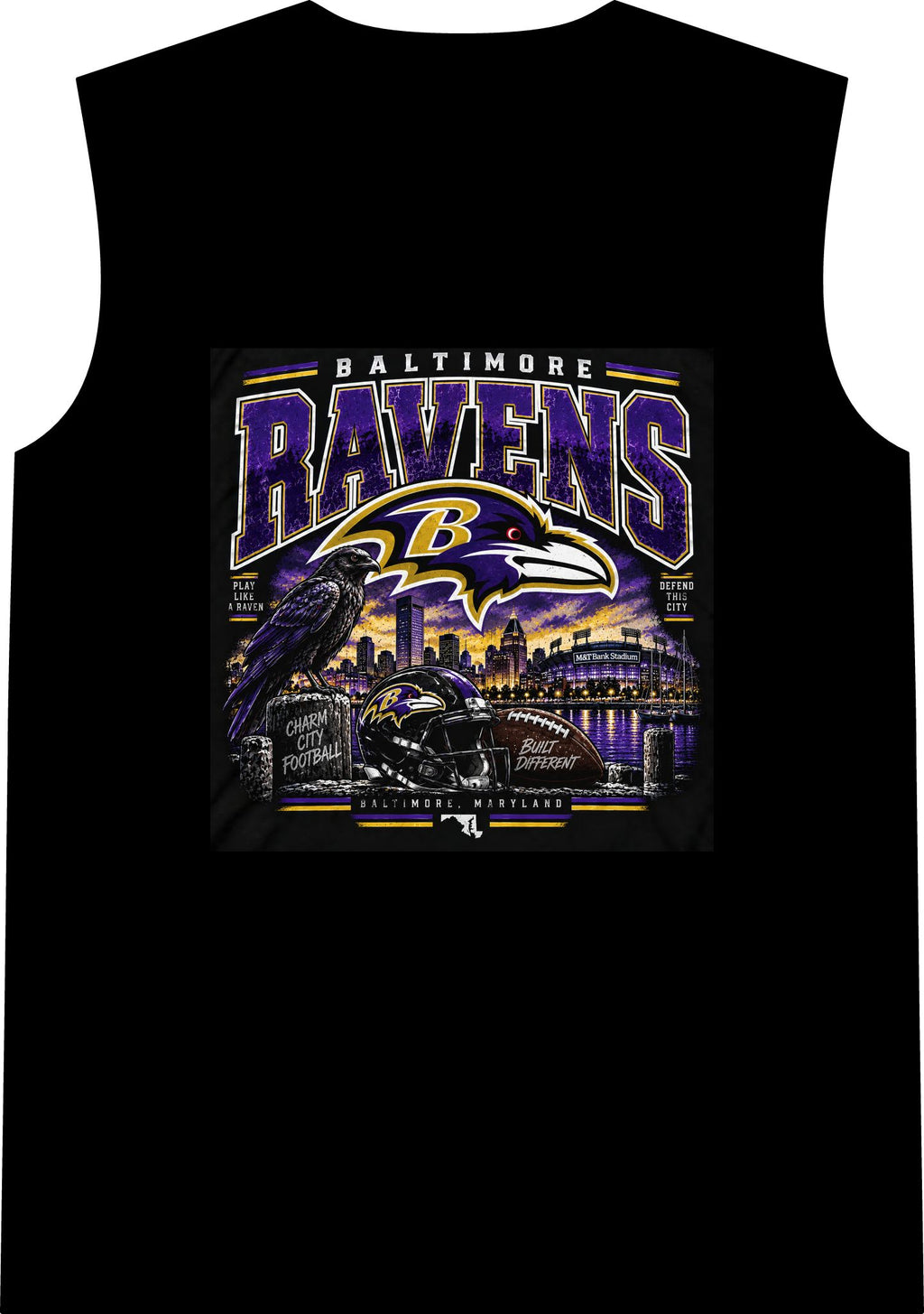 Baltimore Ravens Skyline Tee - Classic Tank