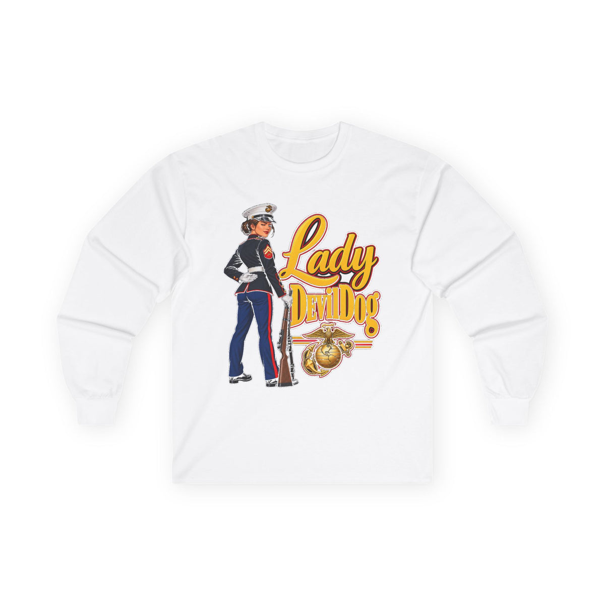 Lady Devil Dog - Unisex Ultra Cotton Long Sleeve Tee