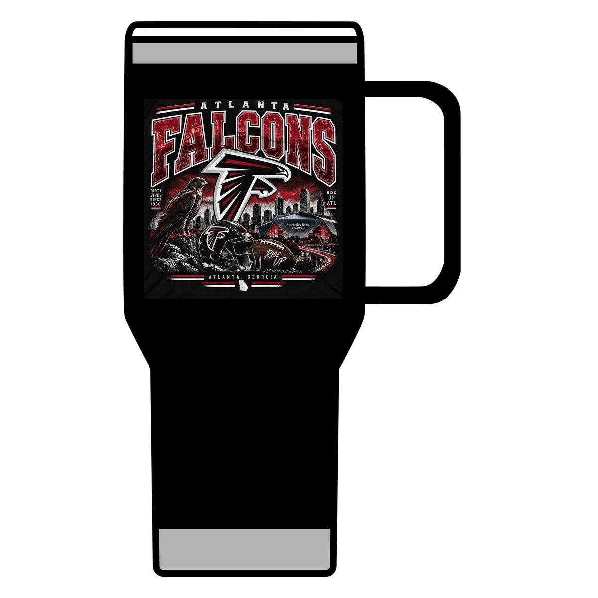 Atlanta Falcons Rise Up - 20oz Insulated Mug