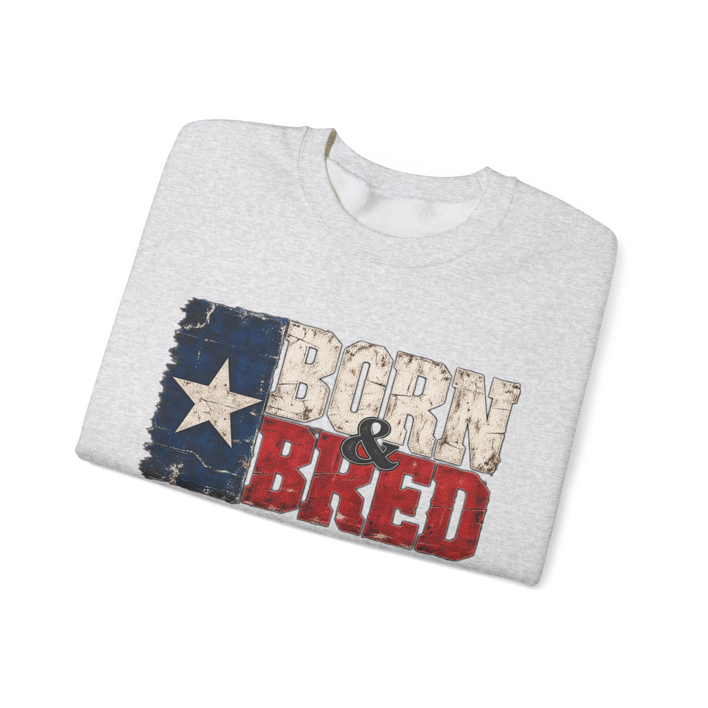 Texas Born and Bred - Crewneck Sweatshirt