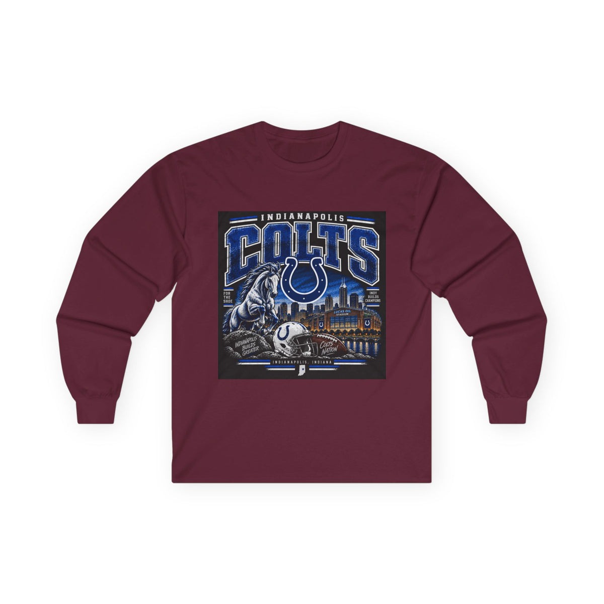 Colts Nation Indianapolis - Unisex Ultra Cotton Long Sleeve Tee