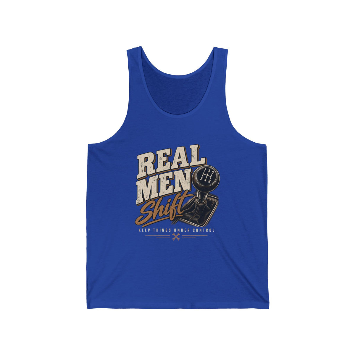 Real Men Shift - Athletic Tank