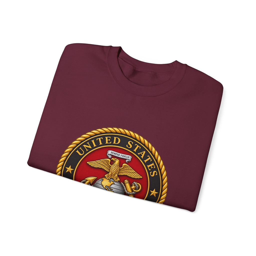 U.S. Marine Corps Emblem - Crewneck Sweatshirt
