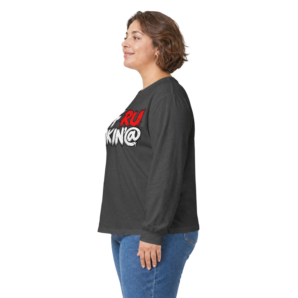 WTF RU LOOKIN AT - Unisex Ultra Cotton Long Sleeve Tee