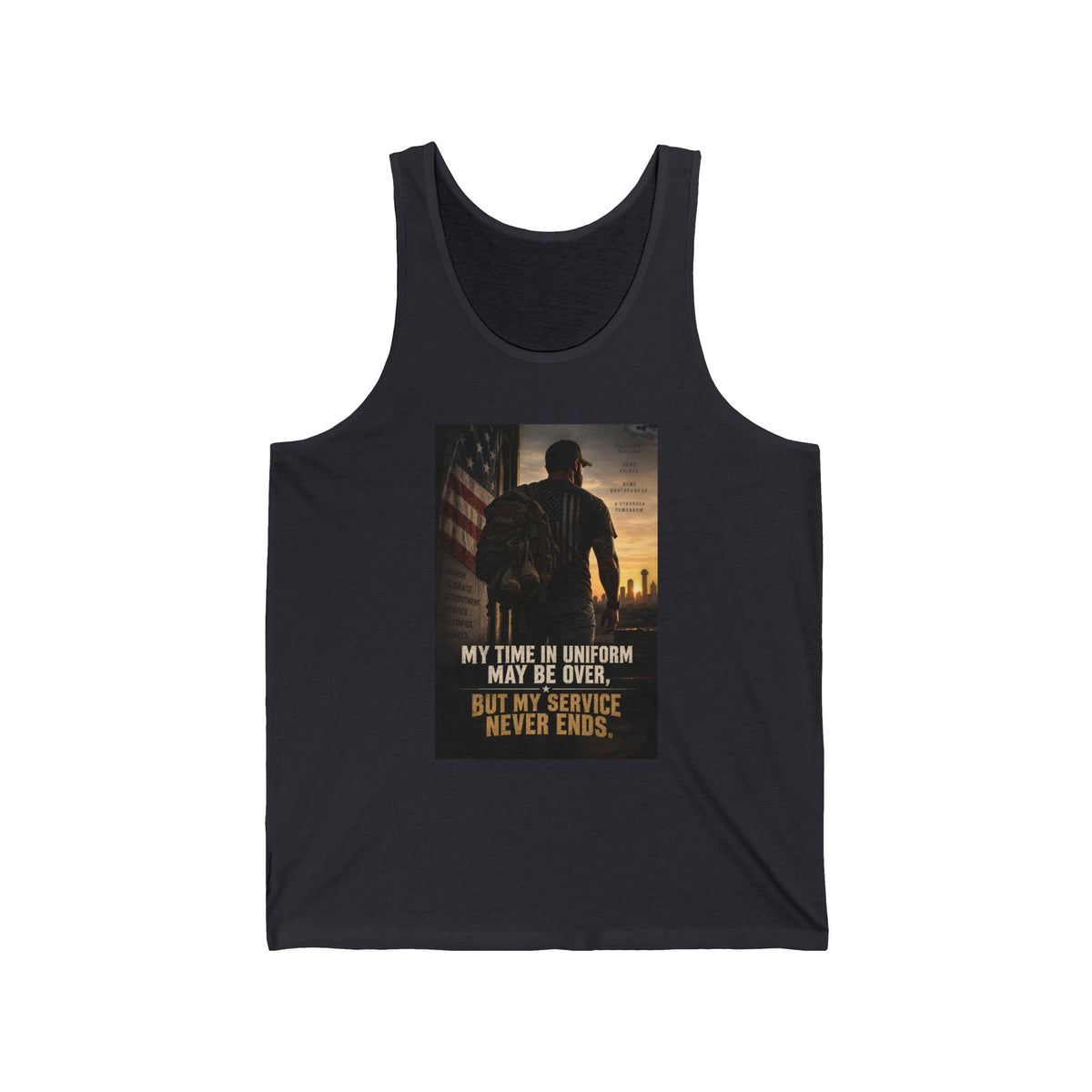 Service Never Ends - Athletic Tank