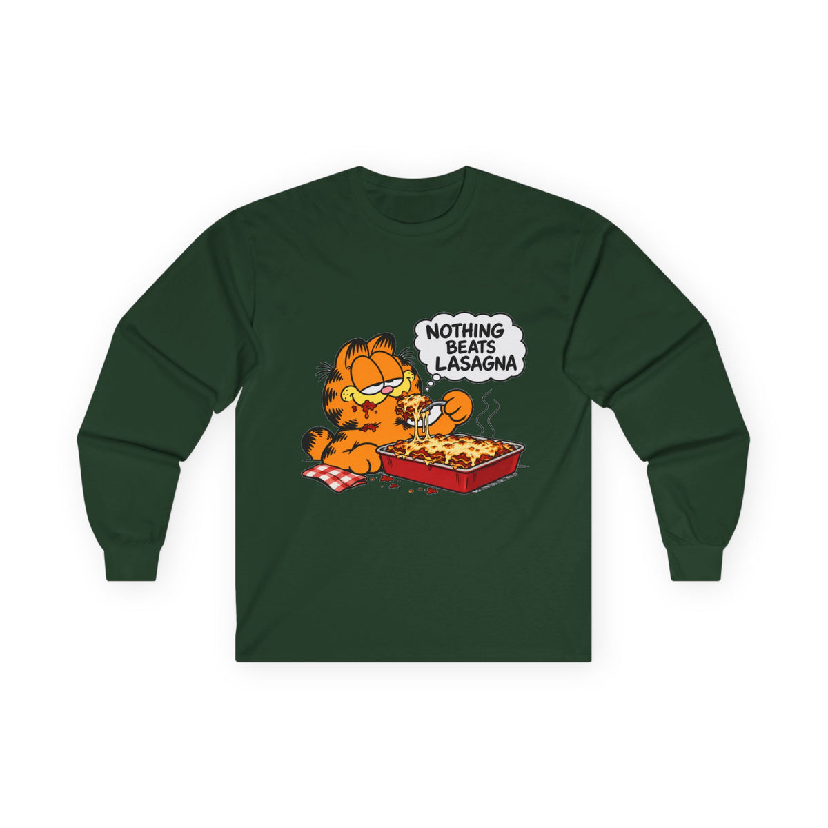 Nothing Beats Lasagna - Unisex Ultra Cotton Long Sleeve Tee