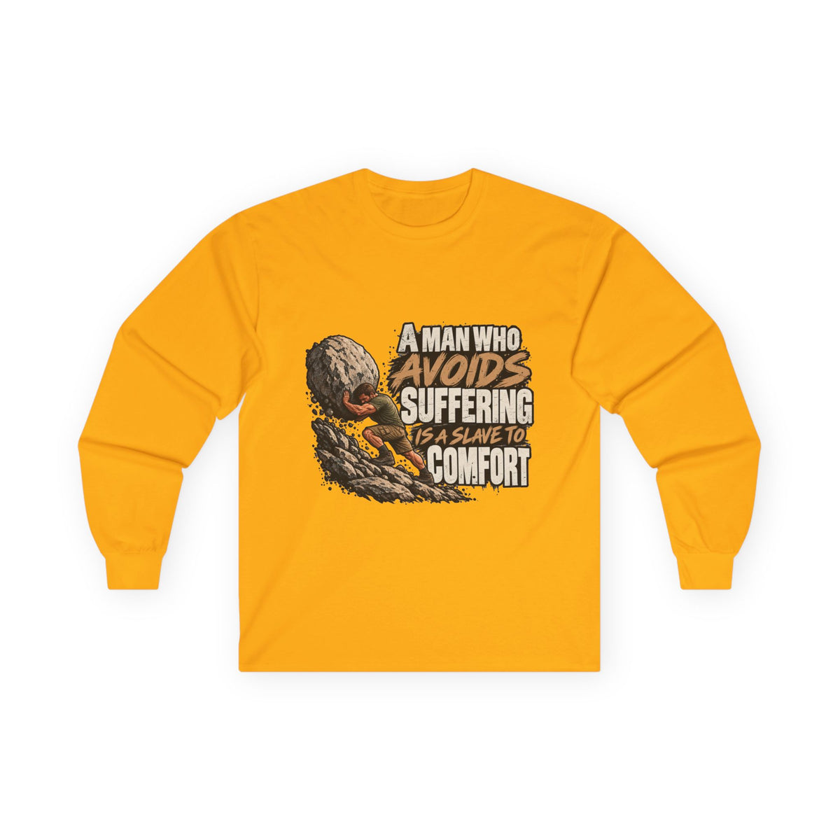 A Man Who Avoids Suffering - Unisex Ultra Cotton Long Sleeve Tee