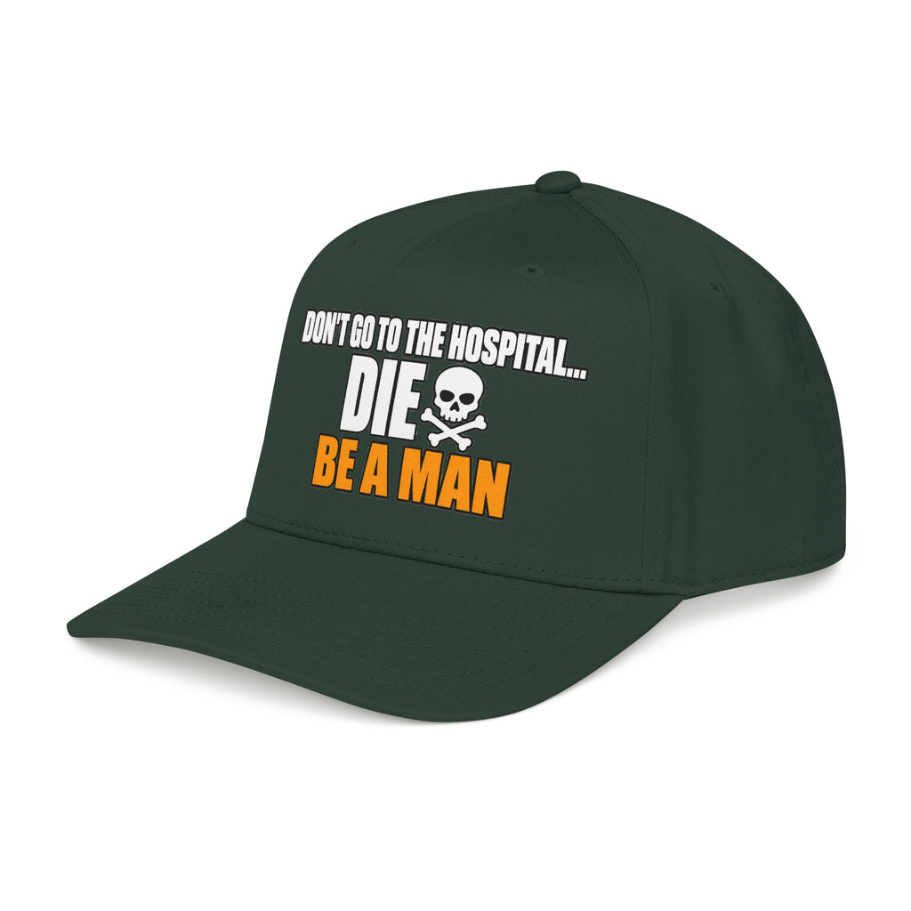 Dont Go to the Hospital - White Outlined - OTTO Baseball Hat