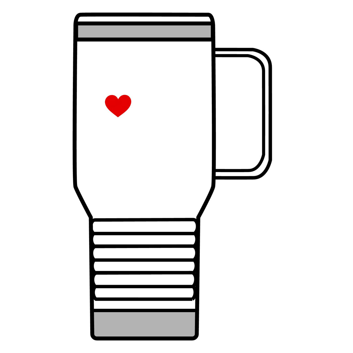 I Love Hot Dads - 20oz Insulated Mug
