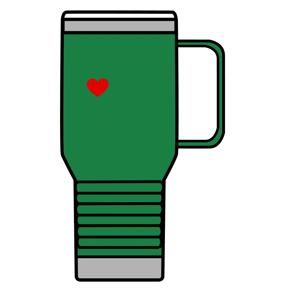 I Love Hot Dads - 20oz Insulated Mug