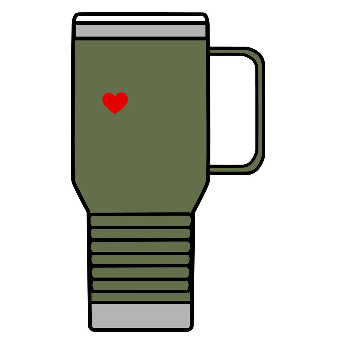 I Love Hot Dads - 20oz Insulated Mug