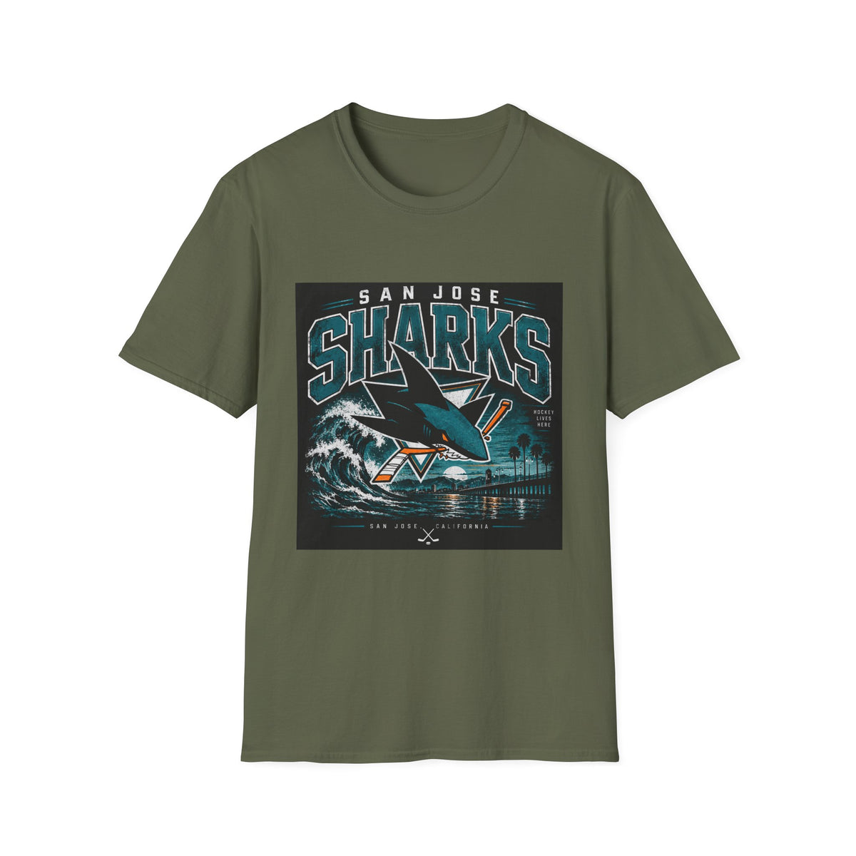 Sharks Wave Hockey Tee - Classic Tee