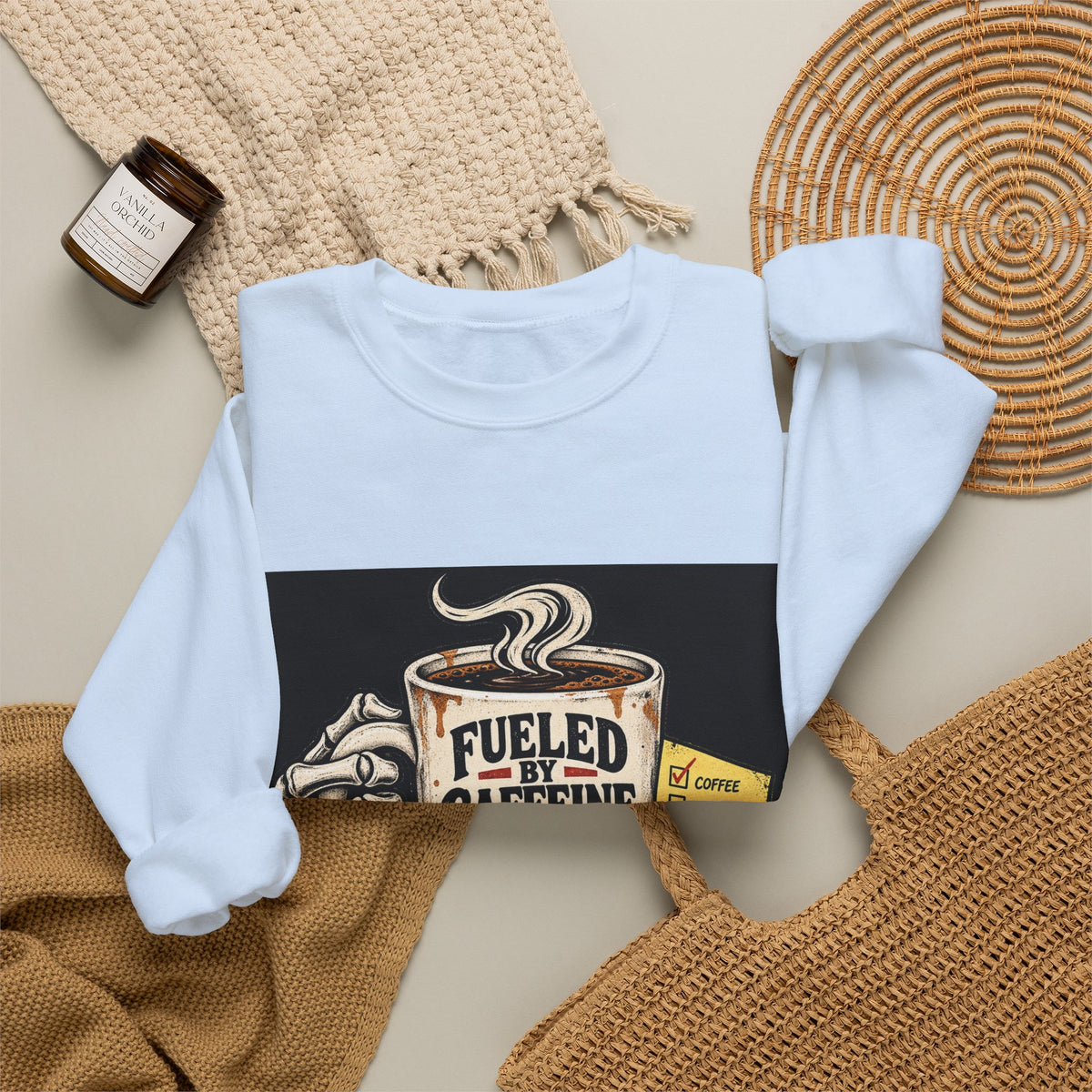 Fueled by Caffeine - Crewneck Sweatshirt