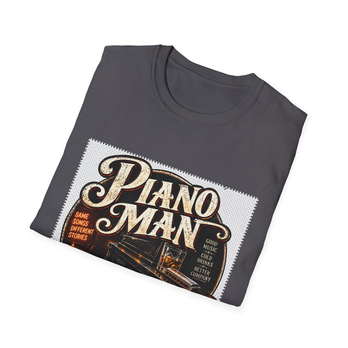Piano Man Retro Bar - Classic Tee