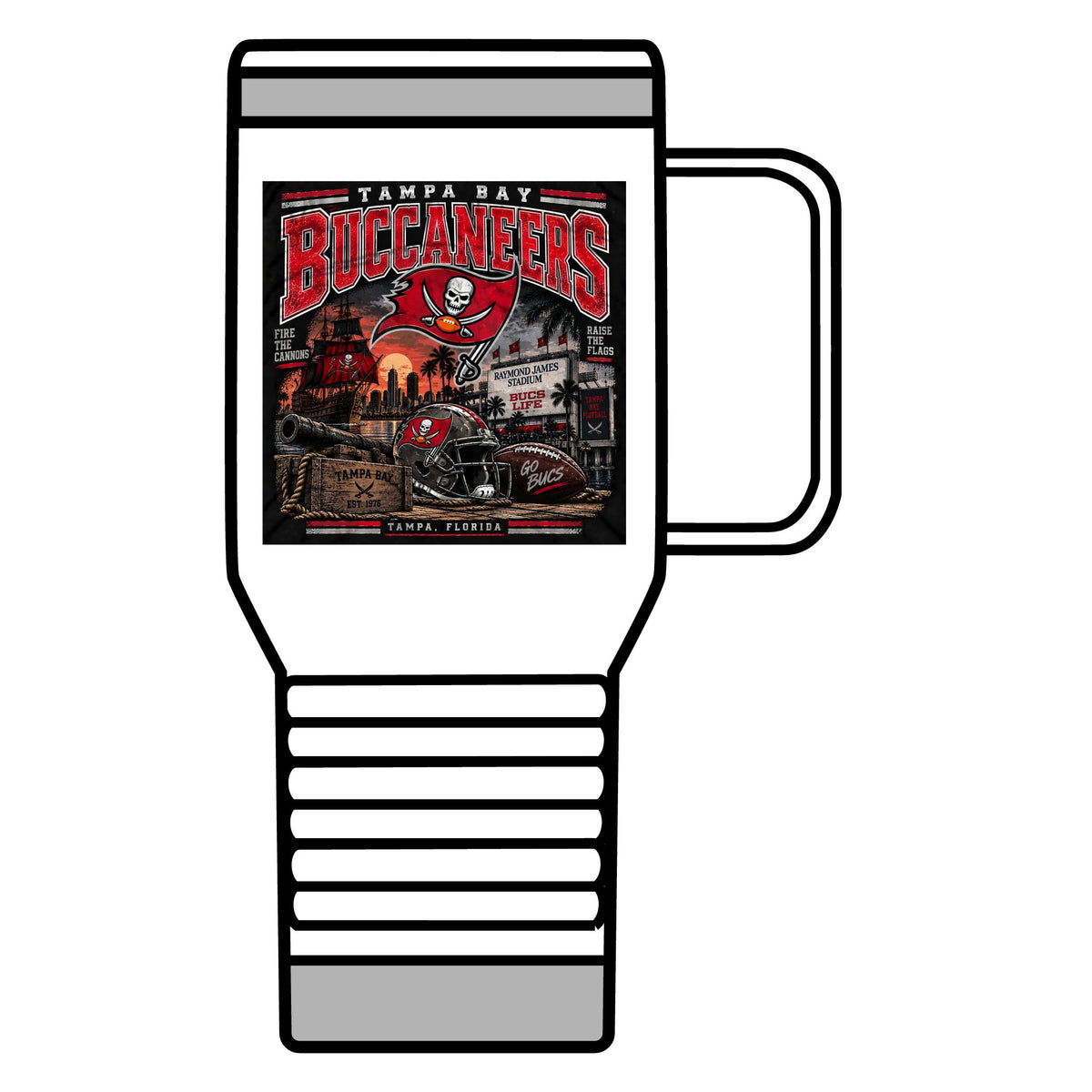 Tampa Bay Buccaneers Pirate Heritage - 20oz Insulated Mug