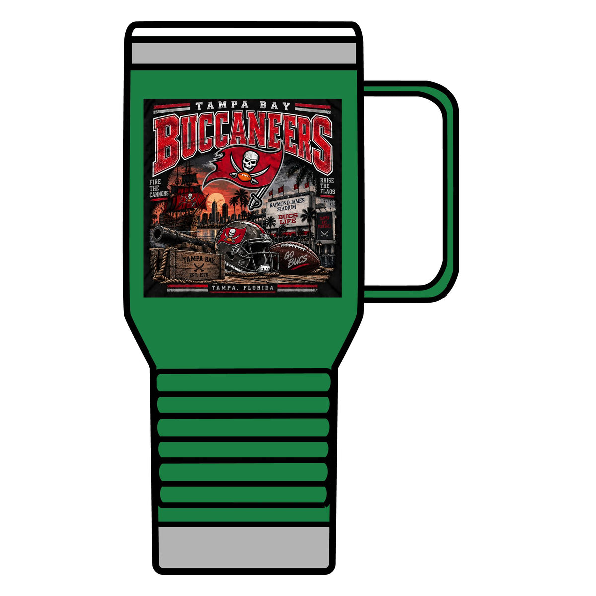 Tampa Bay Buccaneers Pirate Heritage - 20oz Insulated Mug