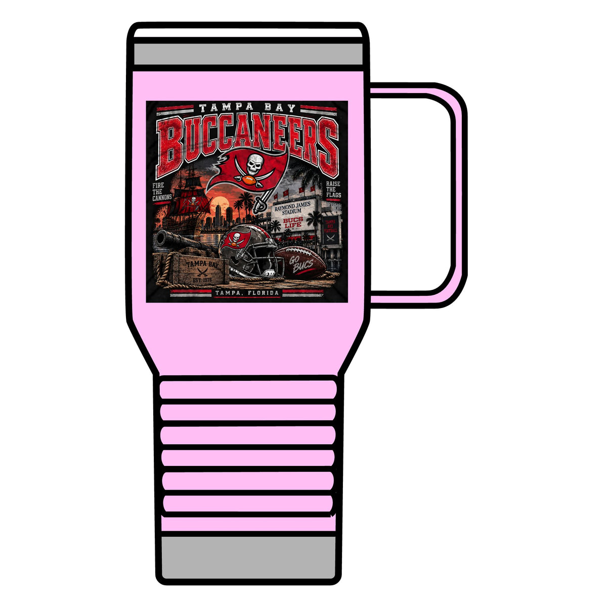 Tampa Bay Buccaneers Pirate Heritage - 20oz Insulated Mug