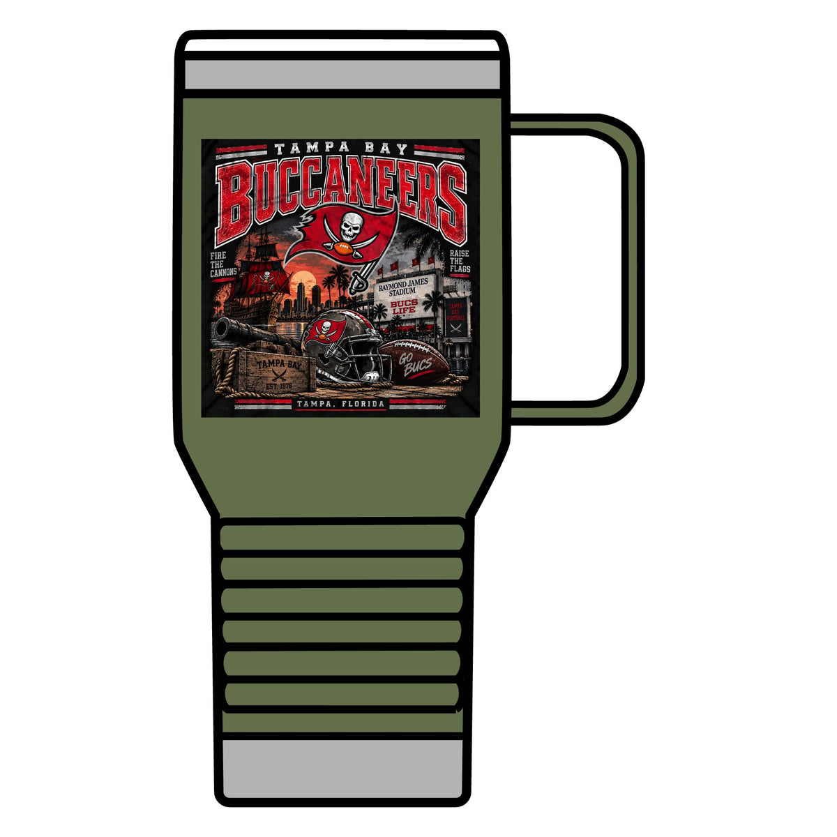 Tampa Bay Buccaneers Pirate Heritage - 20oz Insulated Mug