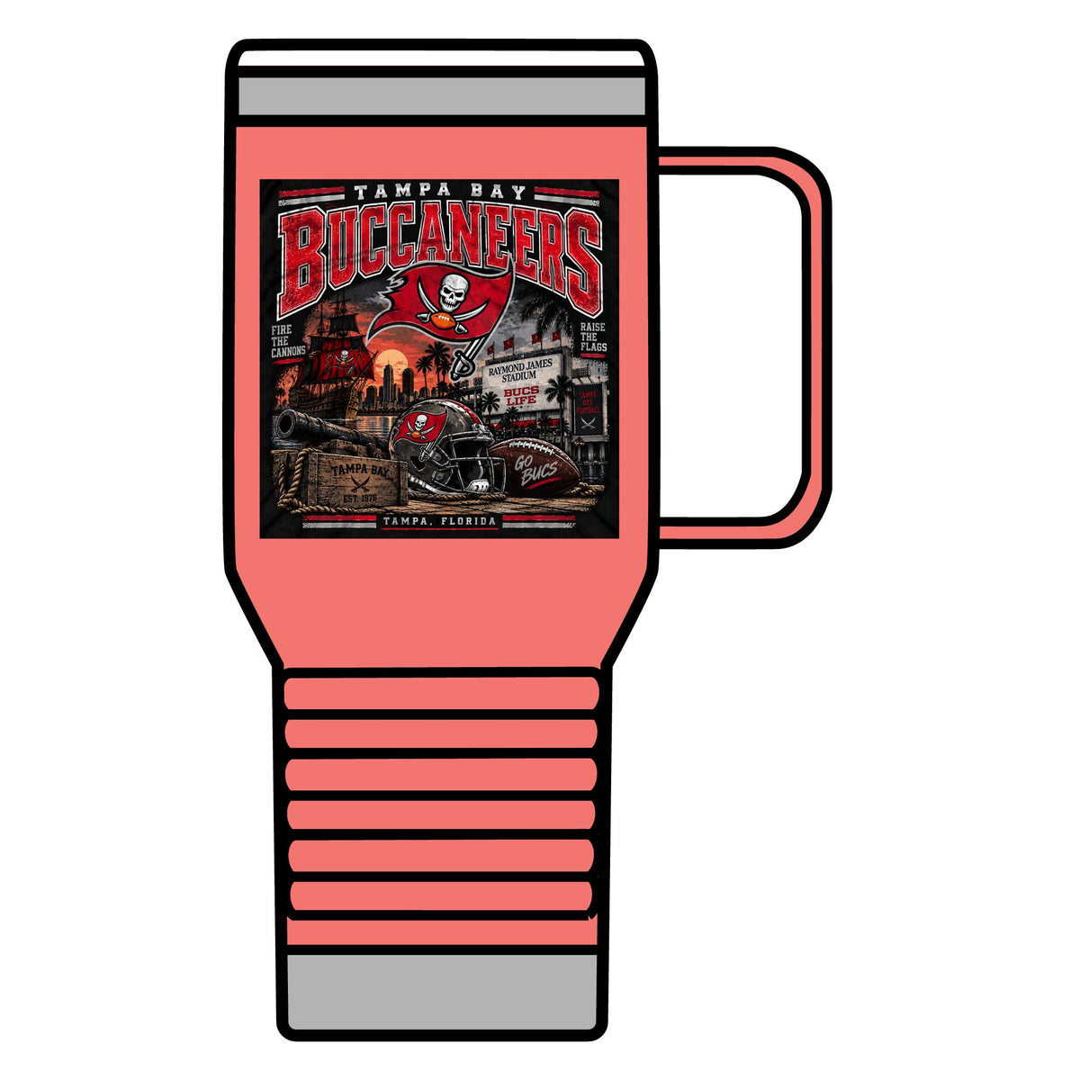 Tampa Bay Buccaneers Pirate Heritage - 20oz Insulated Mug