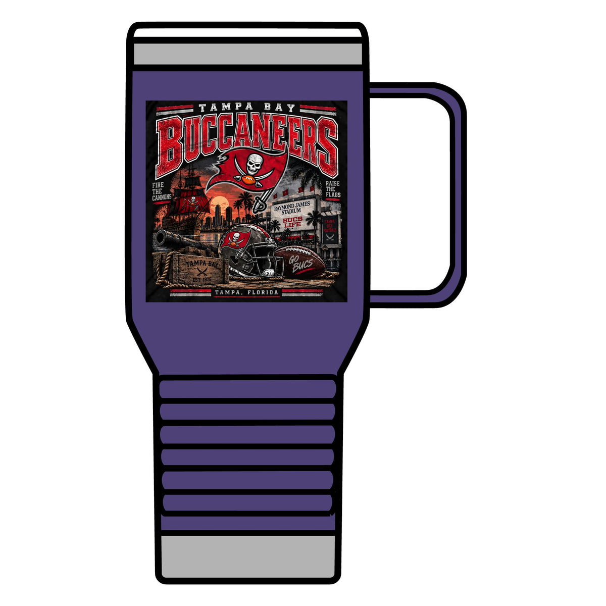 Tampa Bay Buccaneers Pirate Heritage - 20oz Insulated Mug