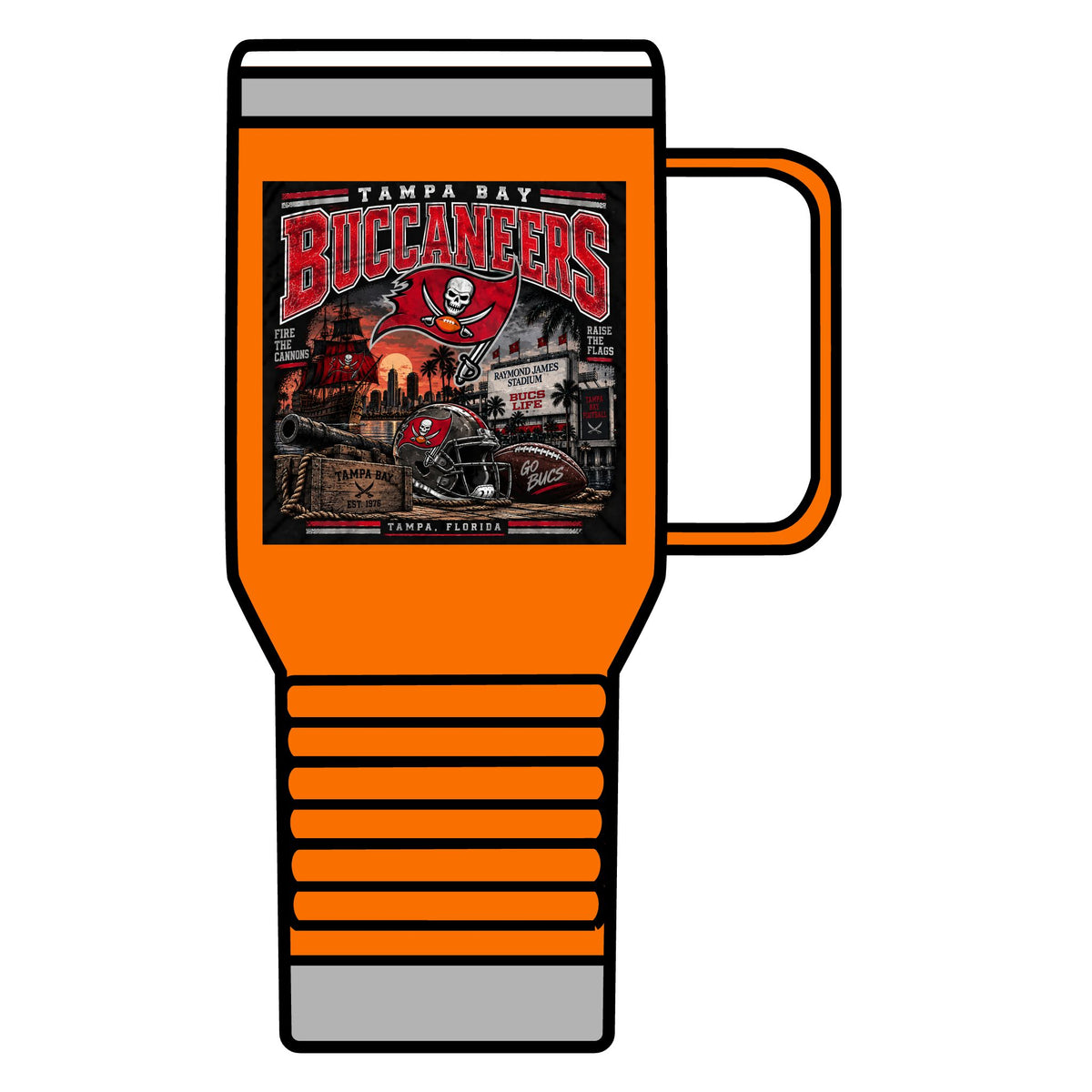 Tampa Bay Buccaneers Pirate Heritage - 20oz Insulated Mug
