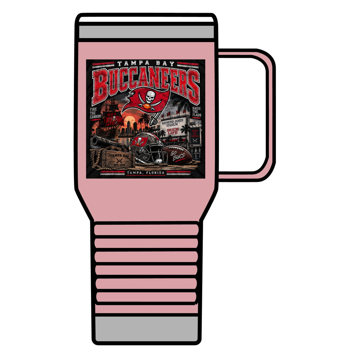 Tampa Bay Buccaneers Pirate Heritage - 20oz Insulated Mug