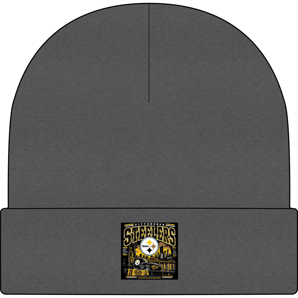Pittsburgh Steelers Steel City Pride - AS Colour 1107 Cuff Beanie