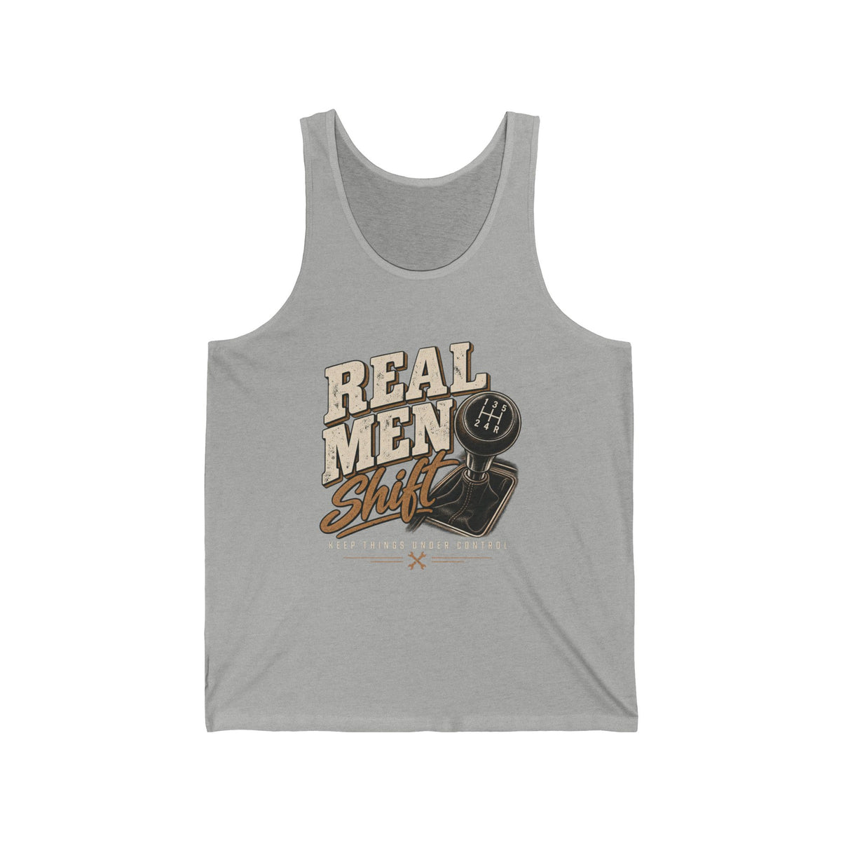 Real Men Shift - Athletic Tank