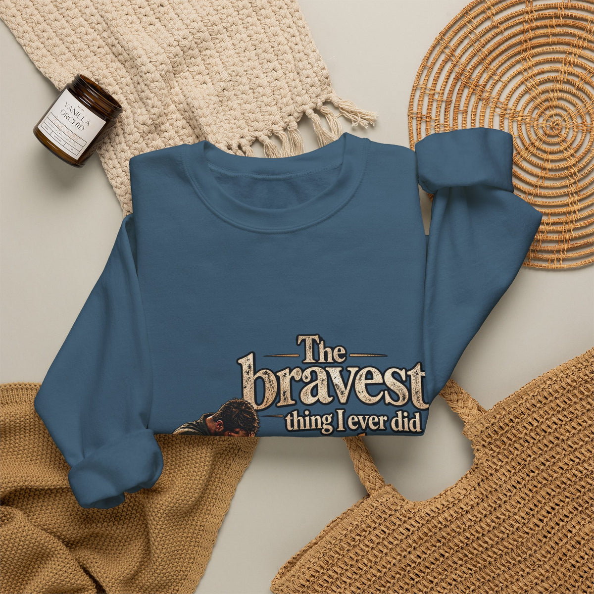 The Bravest Thing I Ever Did Was Keep Living - Crewneck Sweatshirt