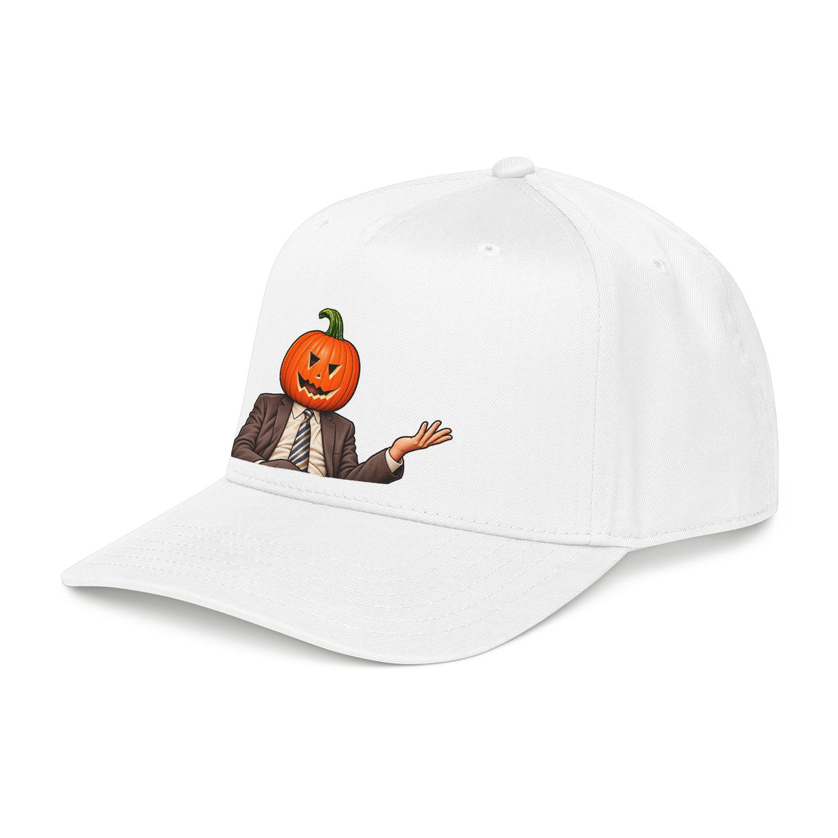 Pumpkin Head Office Cartoon - OTTO Baseball Hat
