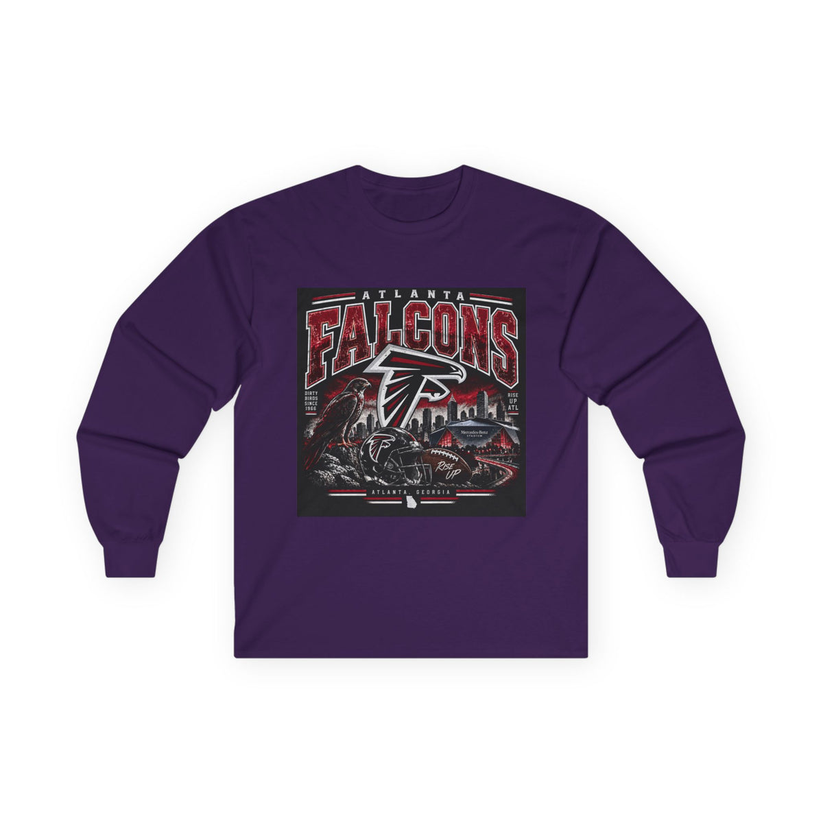 Atlanta Falcons Rise Up - Unisex Ultra Cotton Long Sleeve Tee