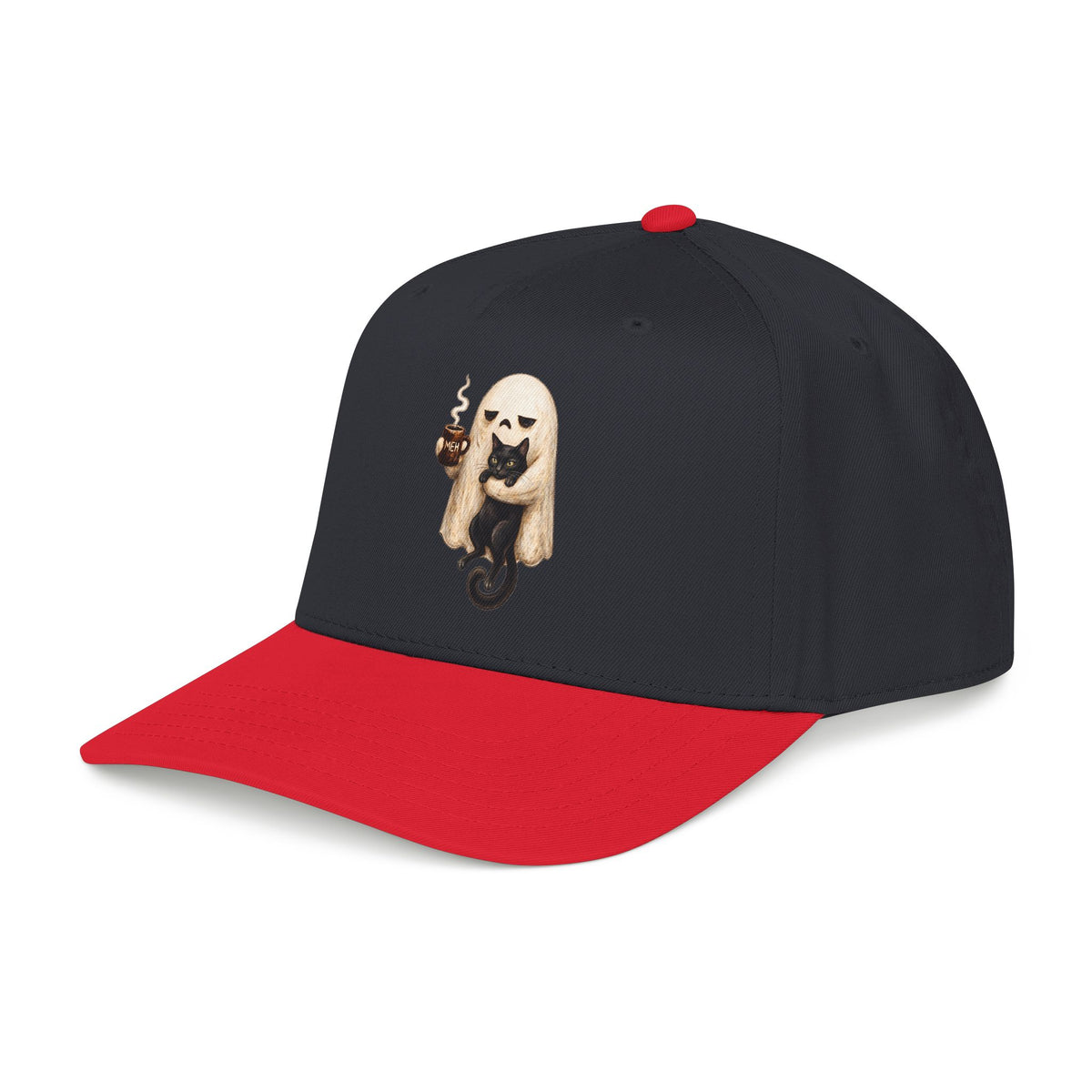 Meh Ghost and Black Cat - OTTO Baseball Hat