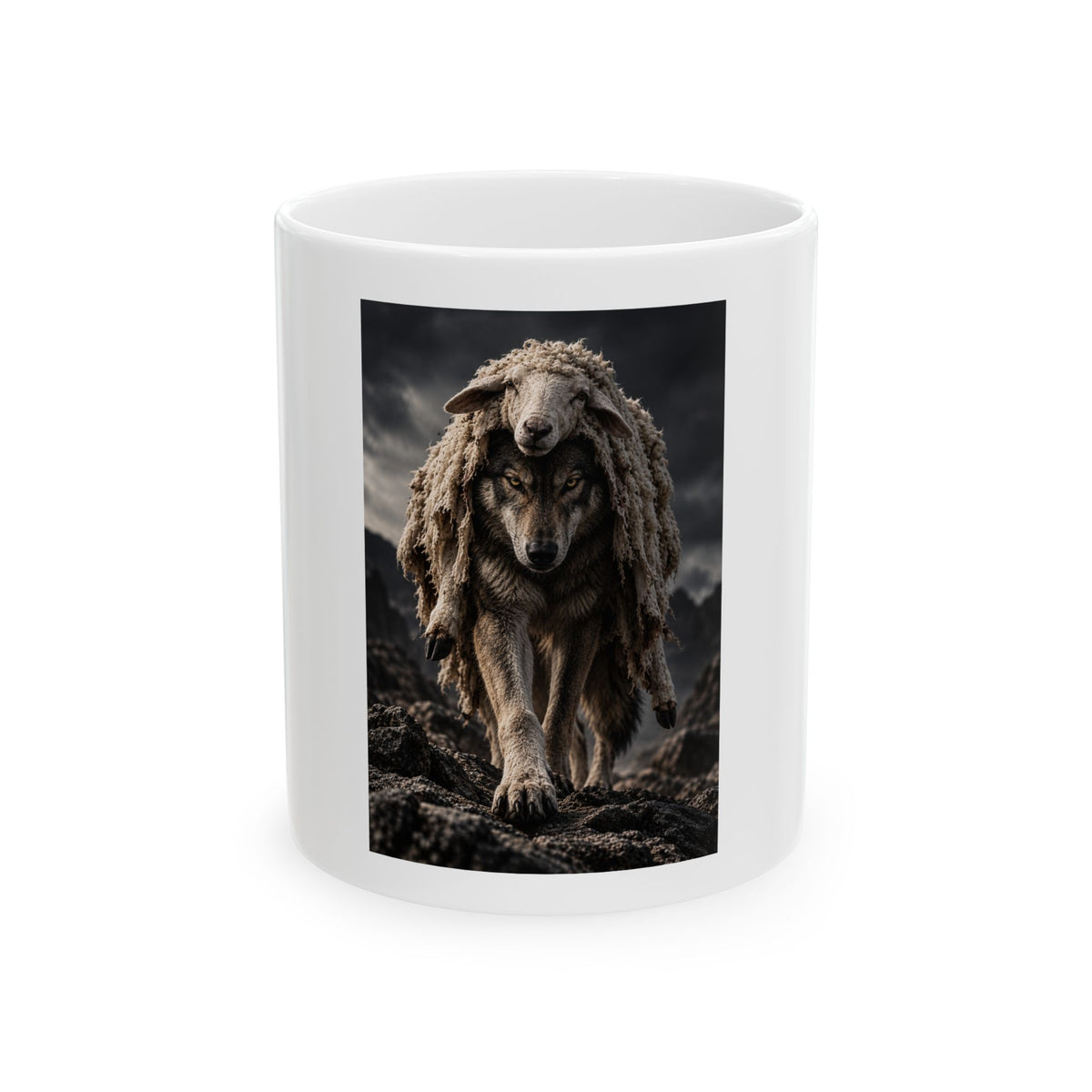 Wolf in Sheep's Clothing - Ceramic Mug 11oz and 15oz