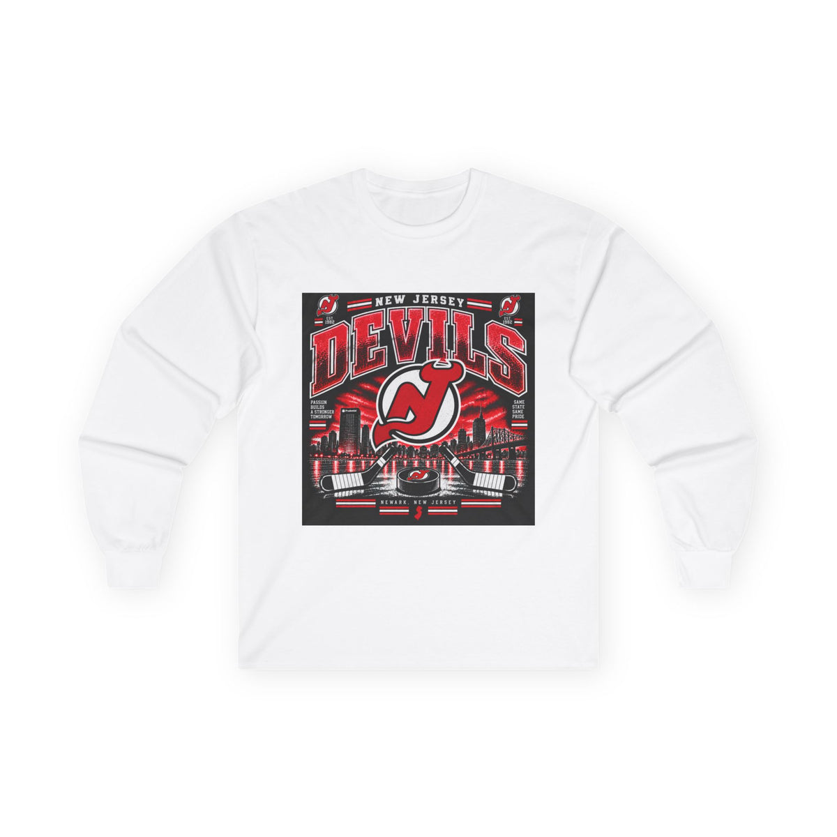 New Jersey Devils - Unisex Ultra Cotton Long Sleeve Tee