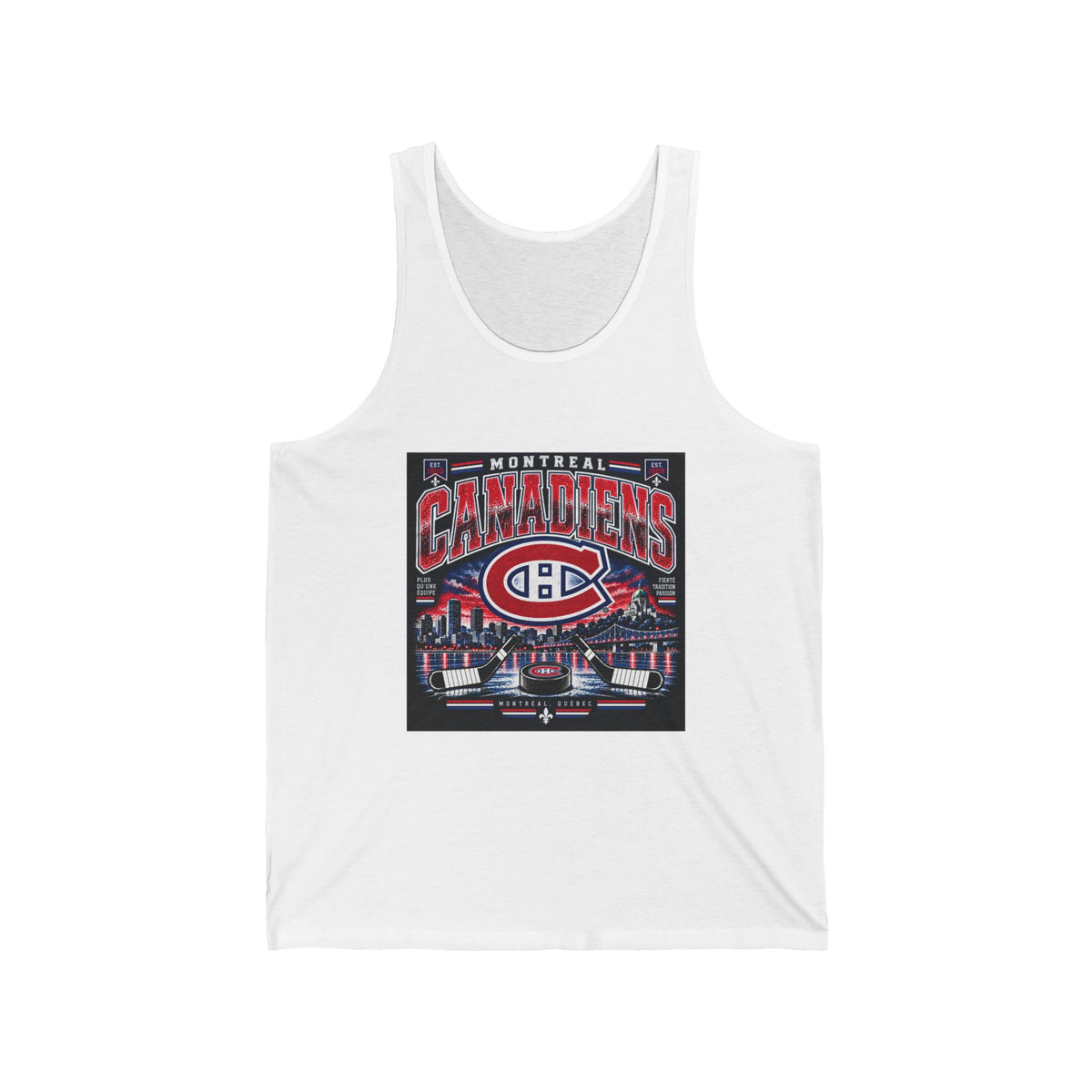 Montreal Canadiens Skyline - Athletic Tank